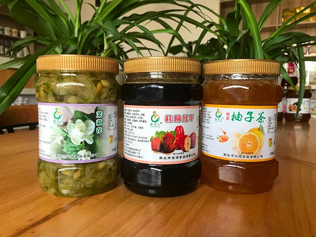 茉莉花花茶、桂圓紅棗花茶、柚子花茶